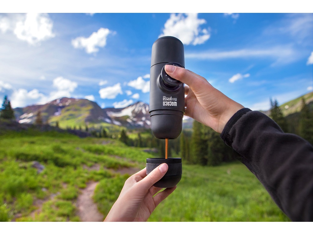 Ручная мини-кофемашина (WACACO Minipresso GR) WCCMP (Ручная мини-кофемашина цвет черный)-4