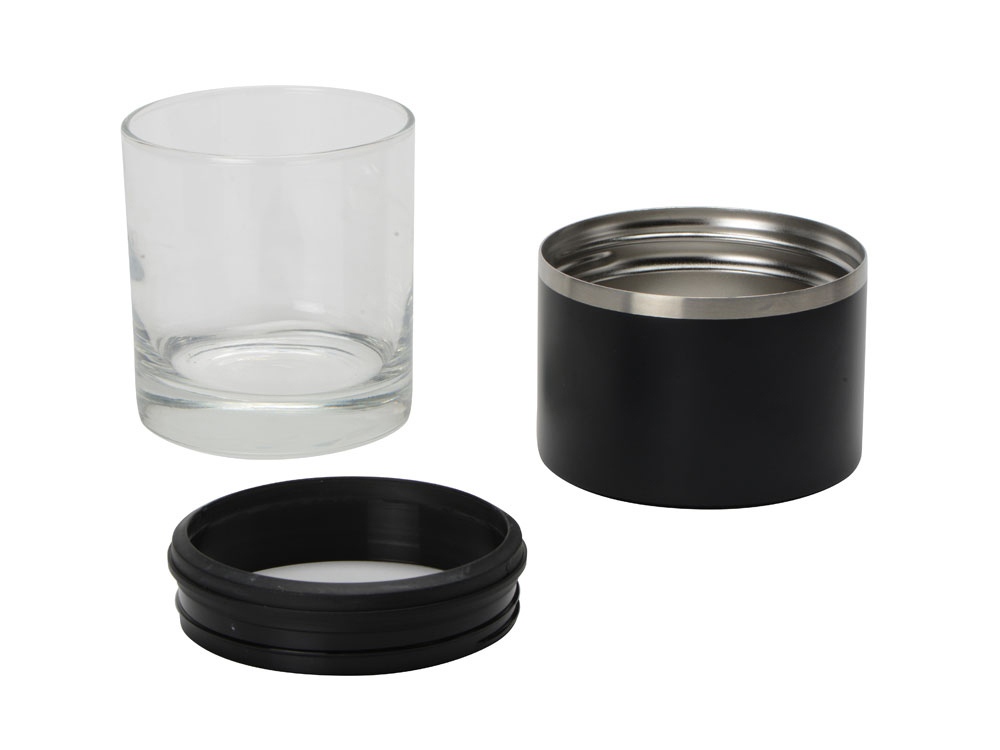 Тумблер для виски WHISKEY KUZIE, черный-3