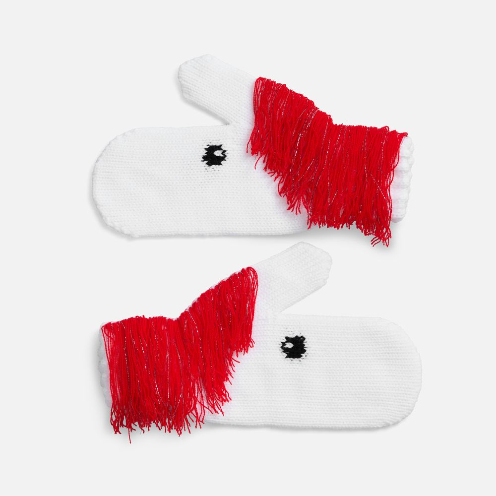 Варежки «Игогошки», с красной гривой-1