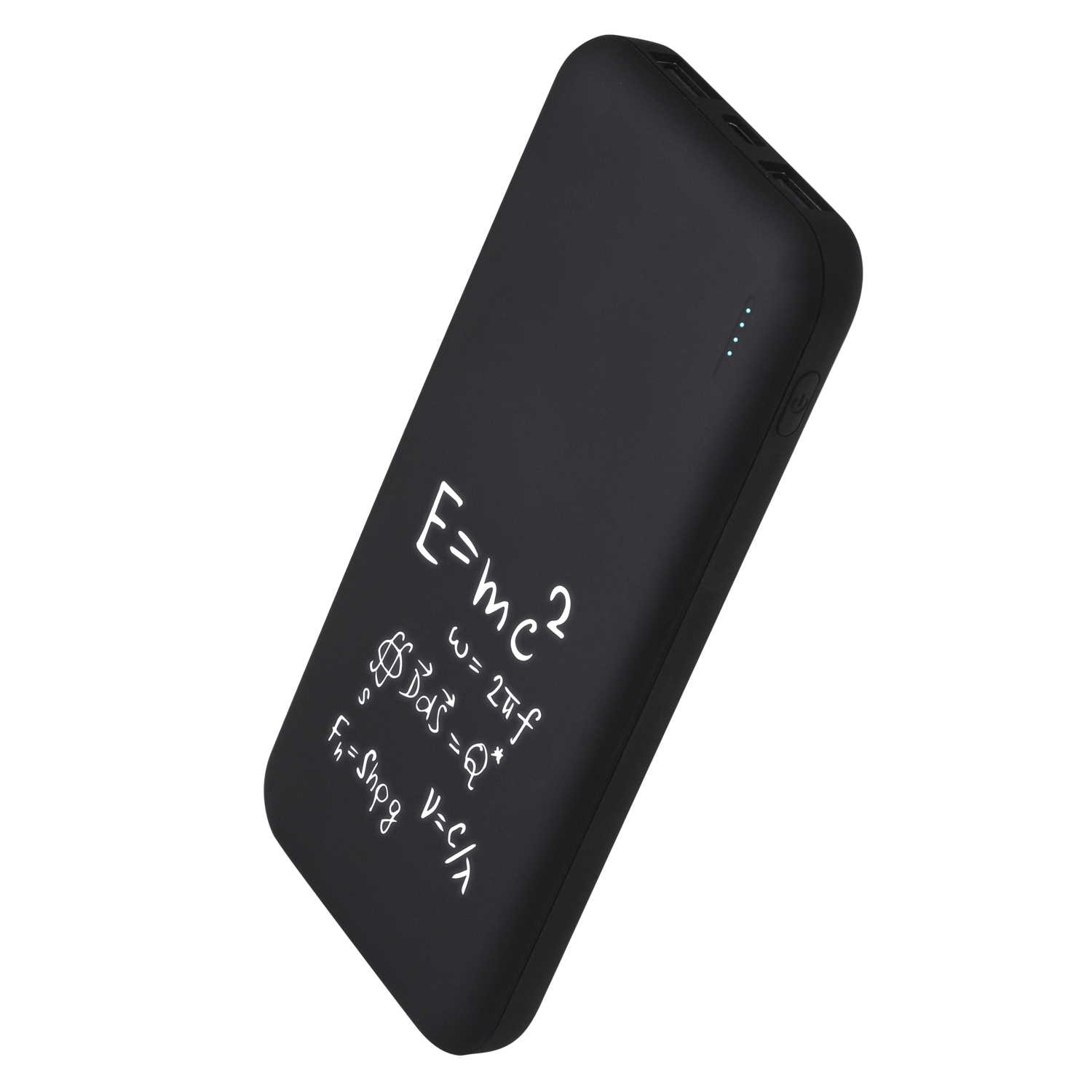 Внешний аккумулятор с подсветкой Люче (Luce) 10000 mAh, черный-9