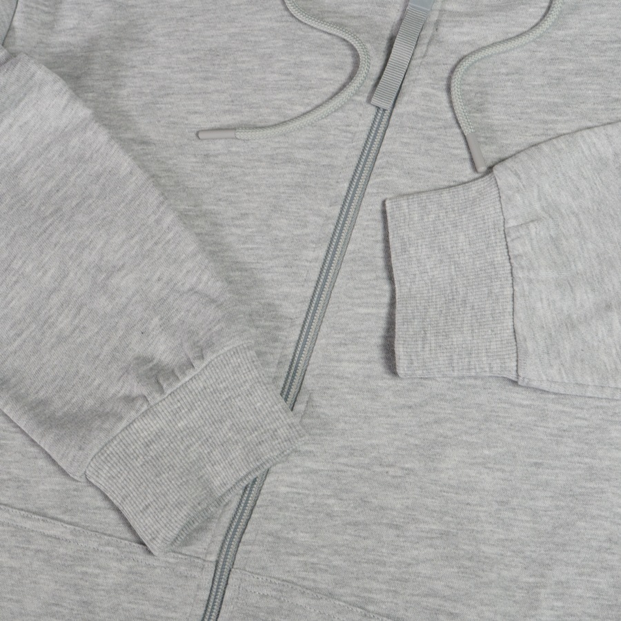 Толстовка унисекс на молнии с капюшоном EVEREST 2 260, светло-серый меланж-5