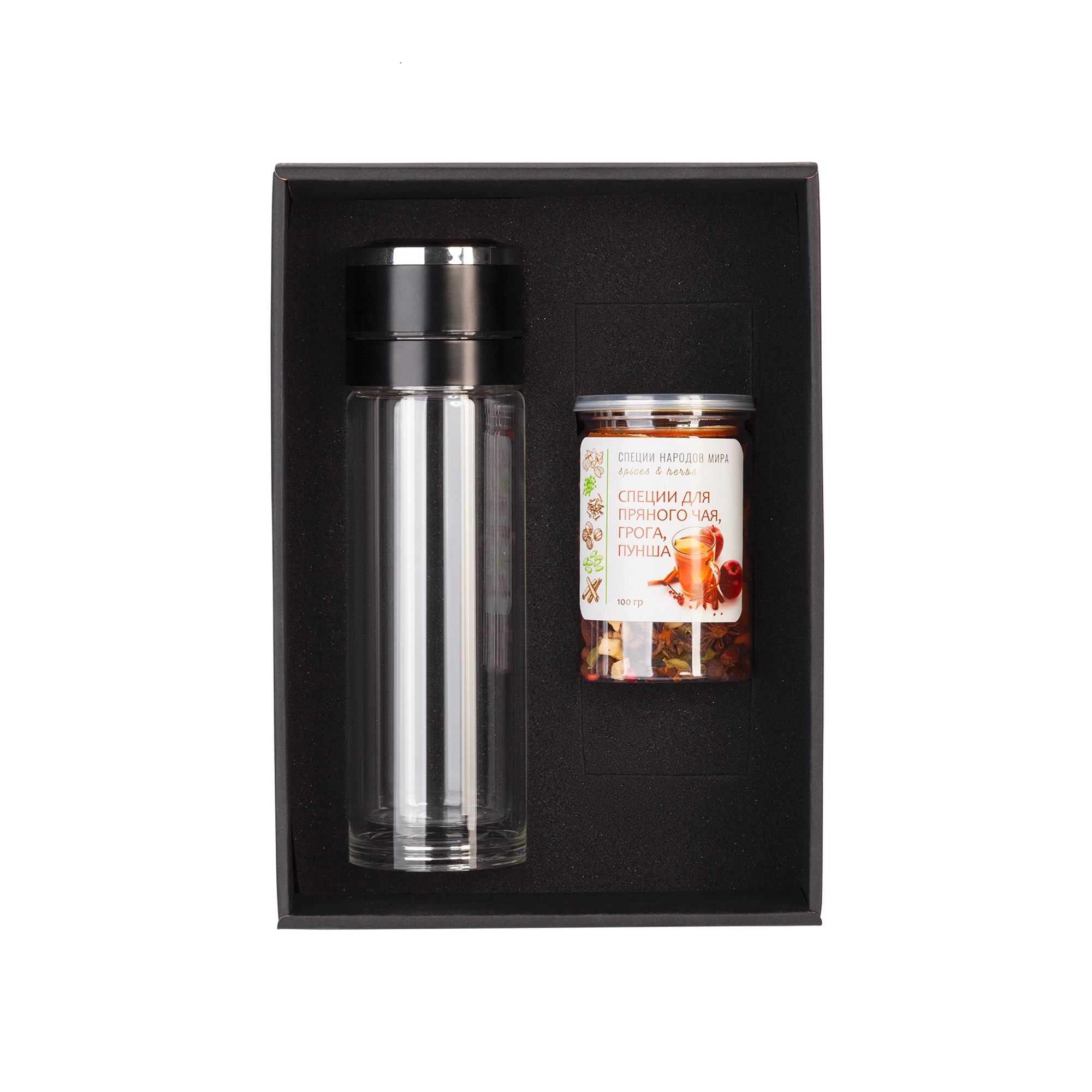 Набор подарочный "Pleasure": термос "Press", специи-0