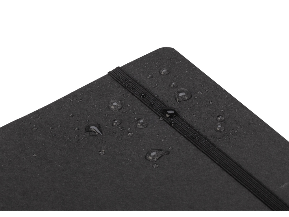 Блокнот из моющегося крафта и каменной бумаги А5 Fleekstone, гибкая обложка, черный-5