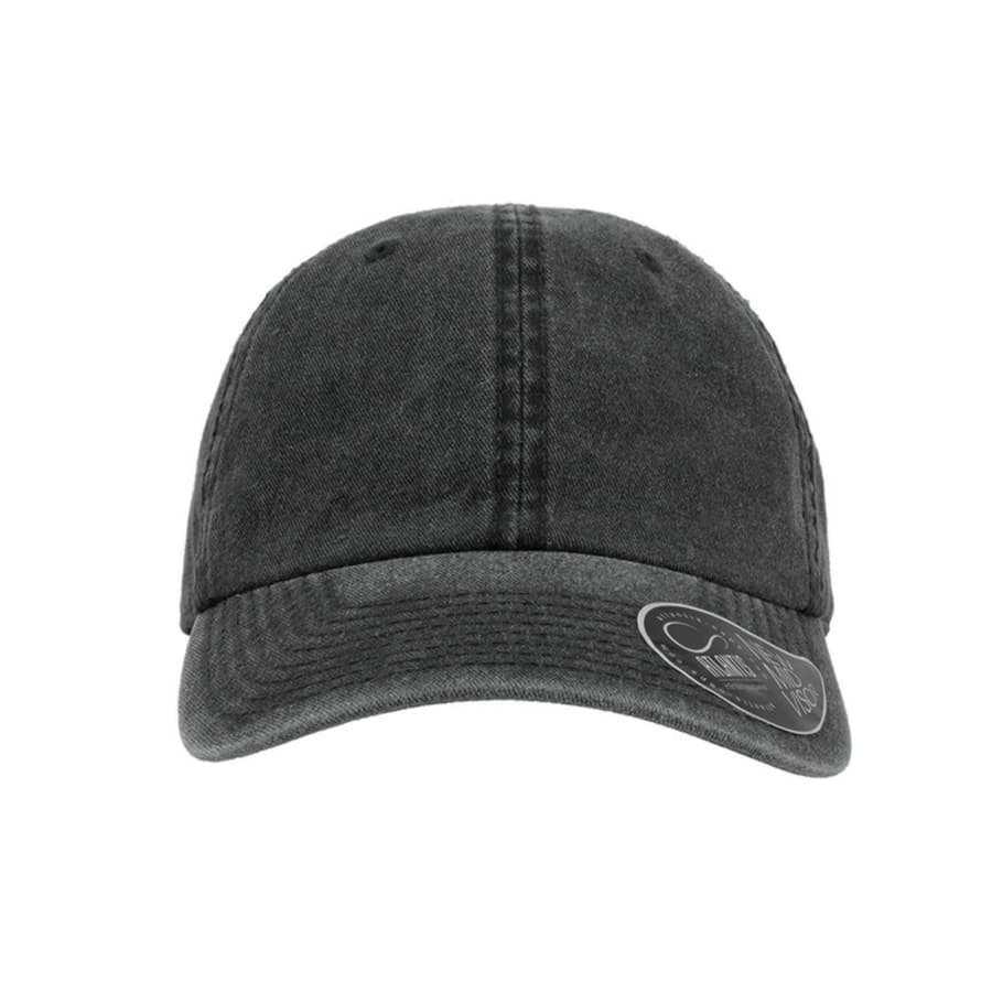 Бейсболка винтажная DIGG, 6 клиньев, металлическая застежка, черный-7