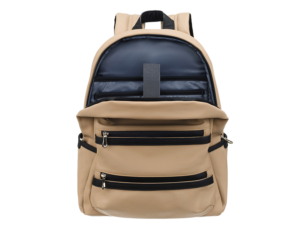 Рюкзак TORBER НОВА с отделением для ноутбука 14.1, бежевый, полиэстер, 31,5 х 12,5 х 39,5 см-4