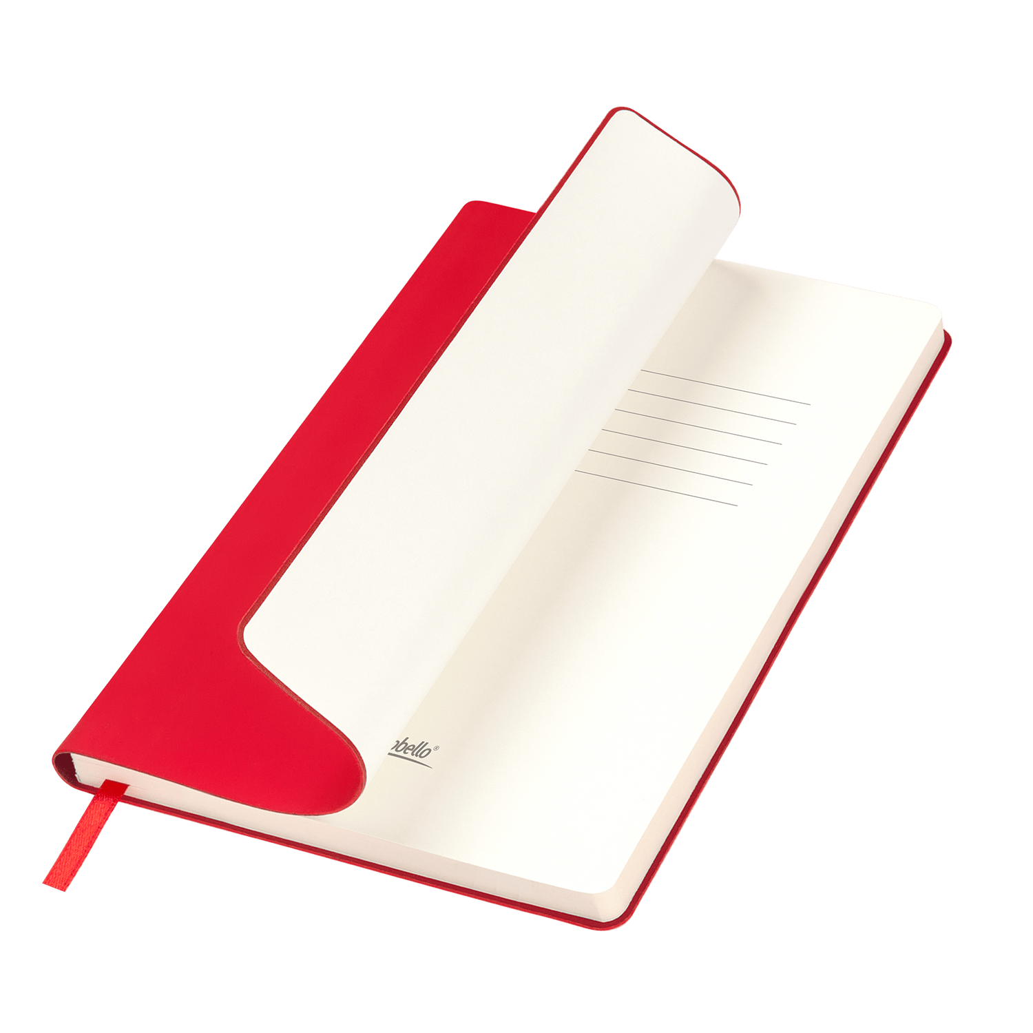 Ежедневник Spark недатированный, красный (без упаковки, без стикера)-0