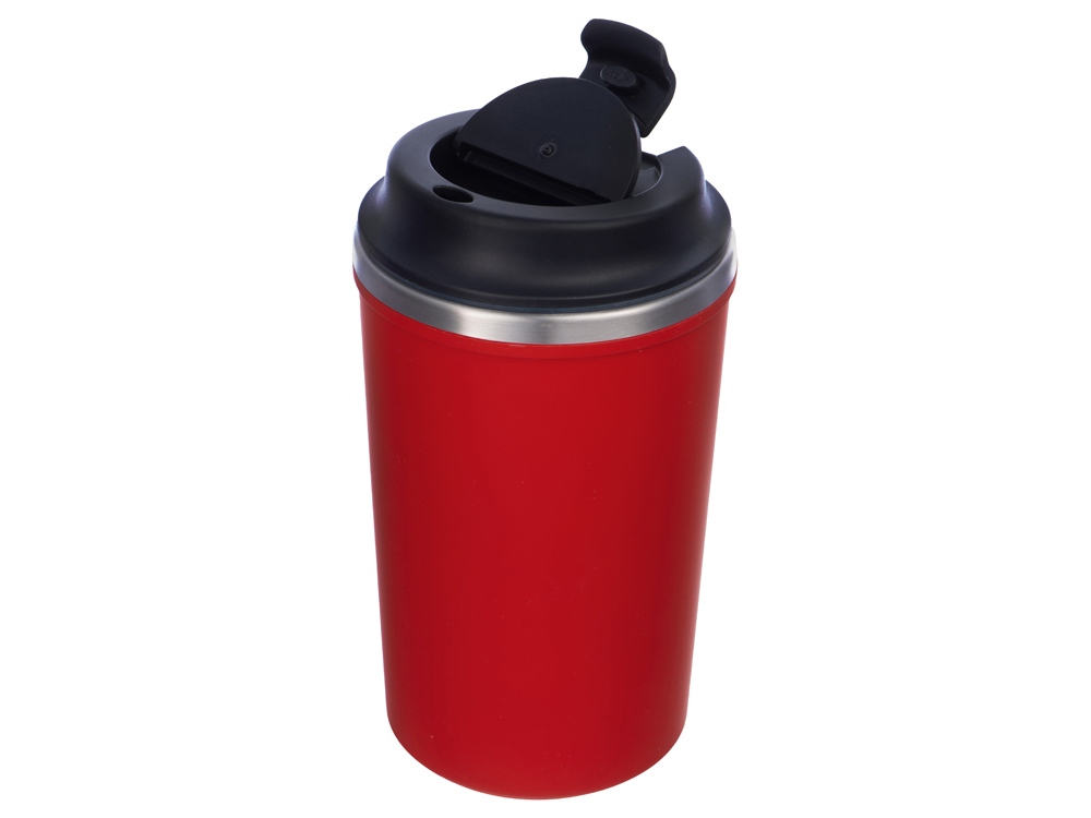 Герметичная термокружка на присоске Kick, 350 мл, красный-2