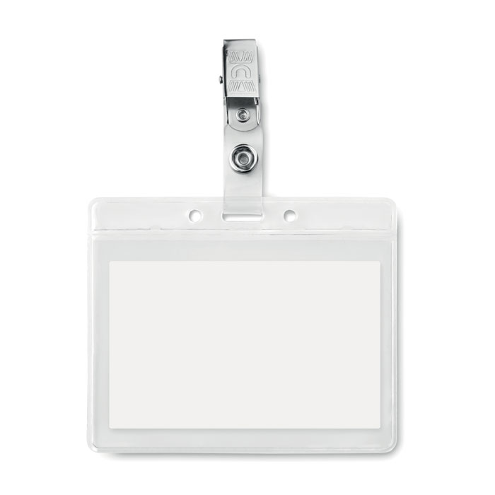 Бейдж холдер из ПВХ, прозрачный-2