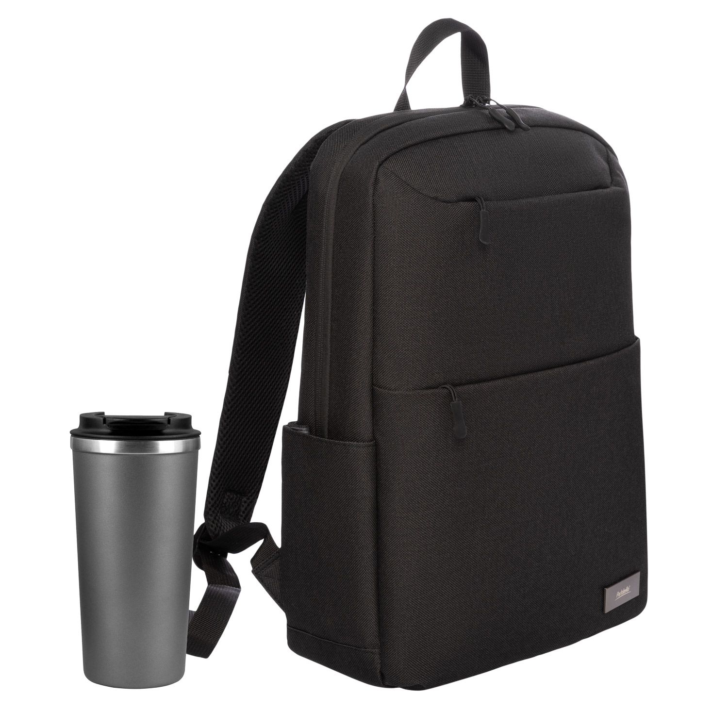 Подарочный набор Palermo, Forst, черный/серый (рюкзак, термокружка)-0
