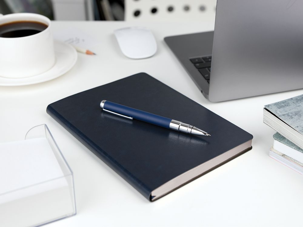 Ручка шариковая Kugel Chrome, синяя-3