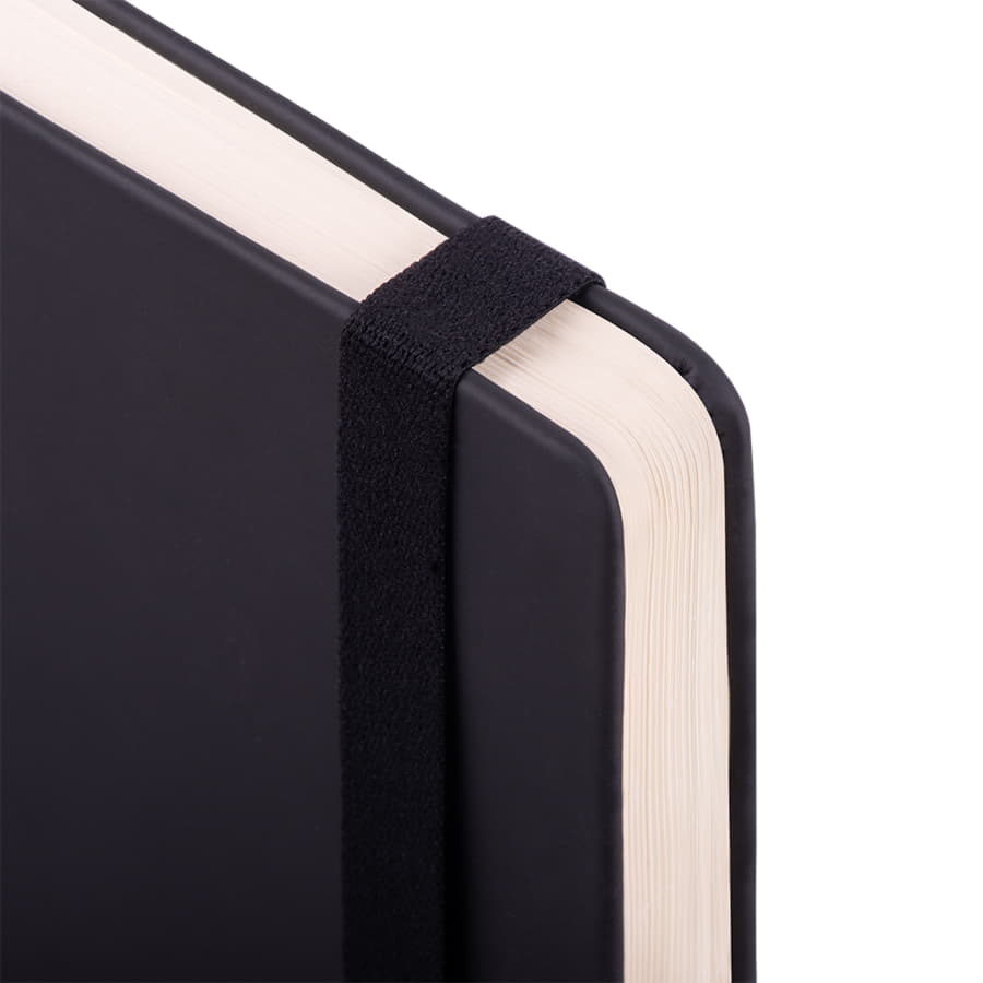 Бизнес-блокнот А5 FLIPPY, формат А5, в линейку, черный-11