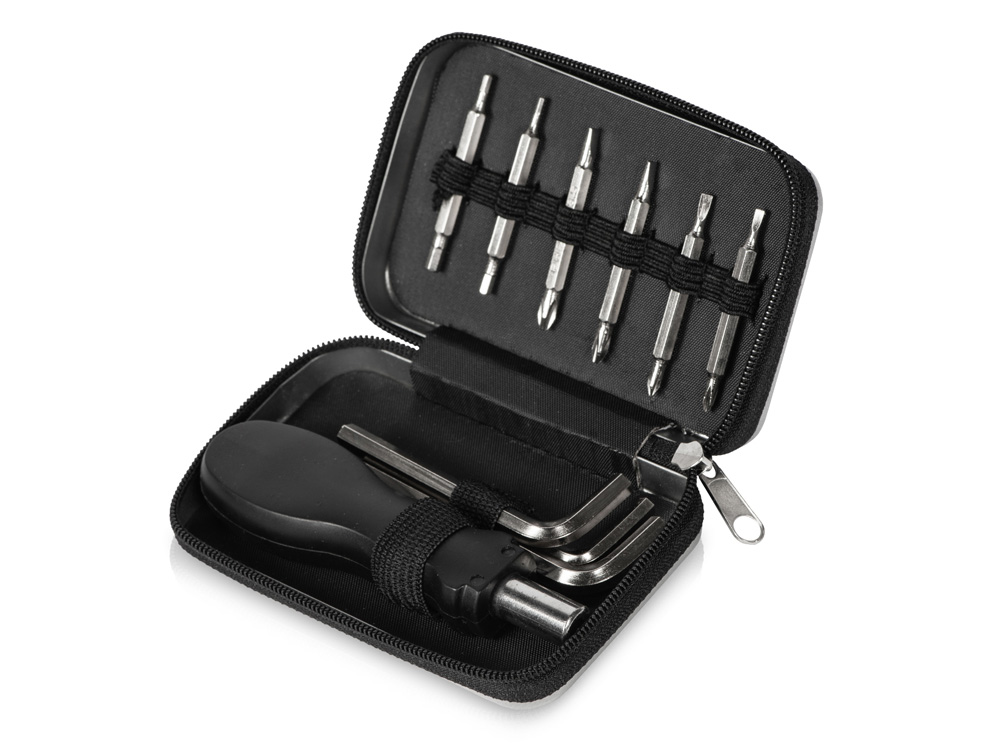 Набор отверток 10-в-1, серебристый-0