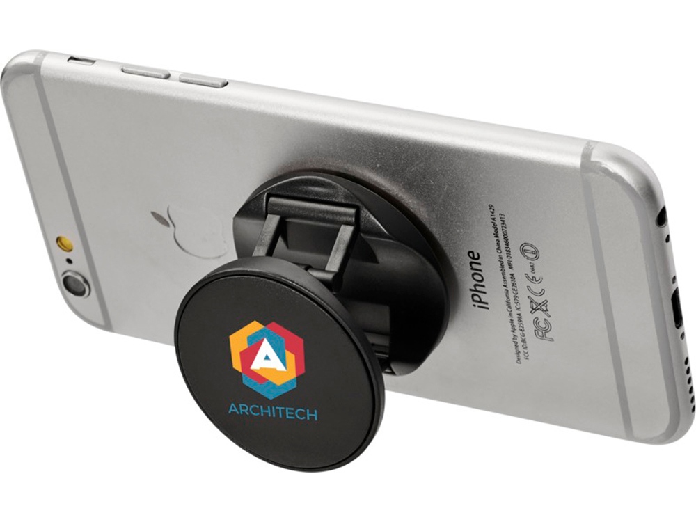 Подставка для телефона Brace с держателем для руки, черный-6