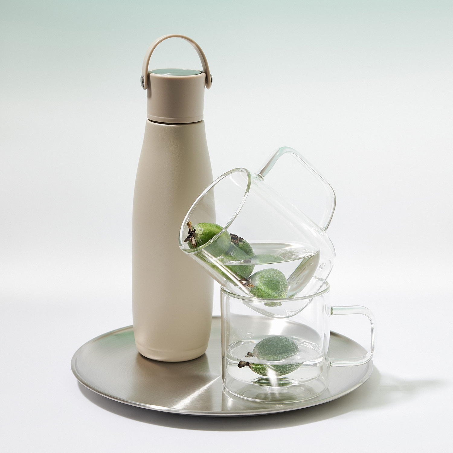 Кружка стеклянная с двойными стенками Виора (Viora)-4