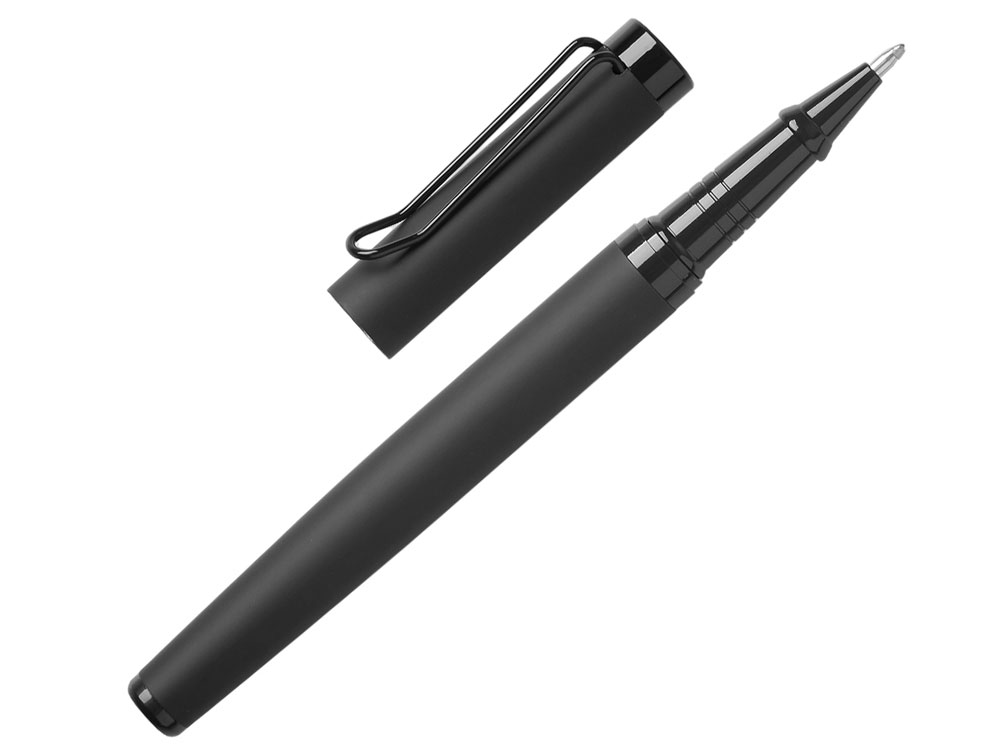 Подарочный набор из 2-х ручек Black Lama soft-touch, черный-6