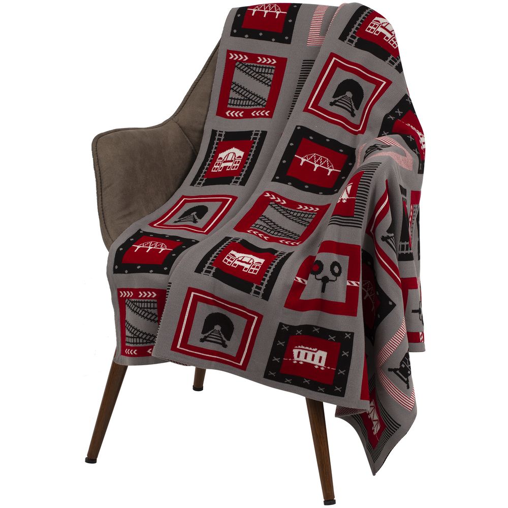 Плед Industry, железные дороги-1