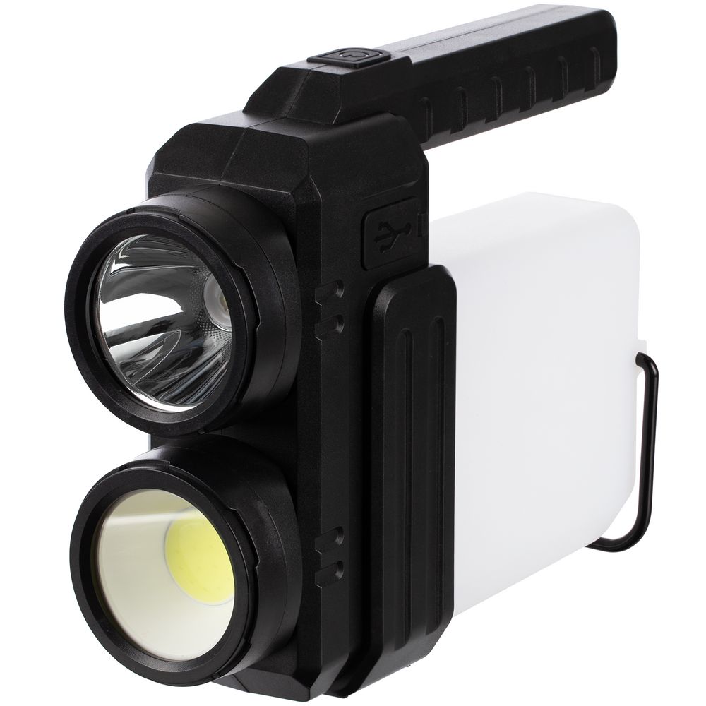 Кемпинговый фонарь-лампа аккумуляторный Yol, черный-0