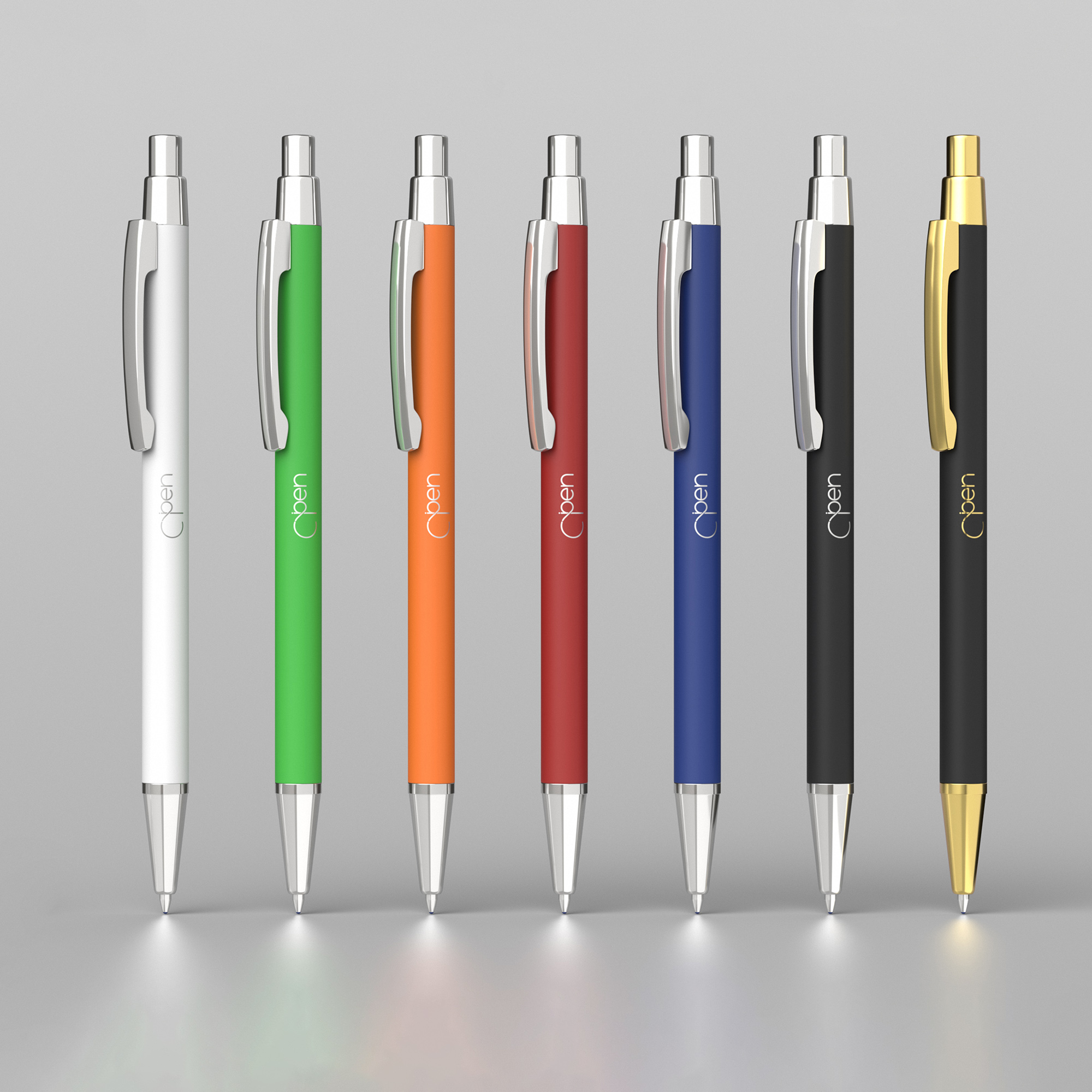 Ручка шариковая "Ray", покрытие soft touch-3
