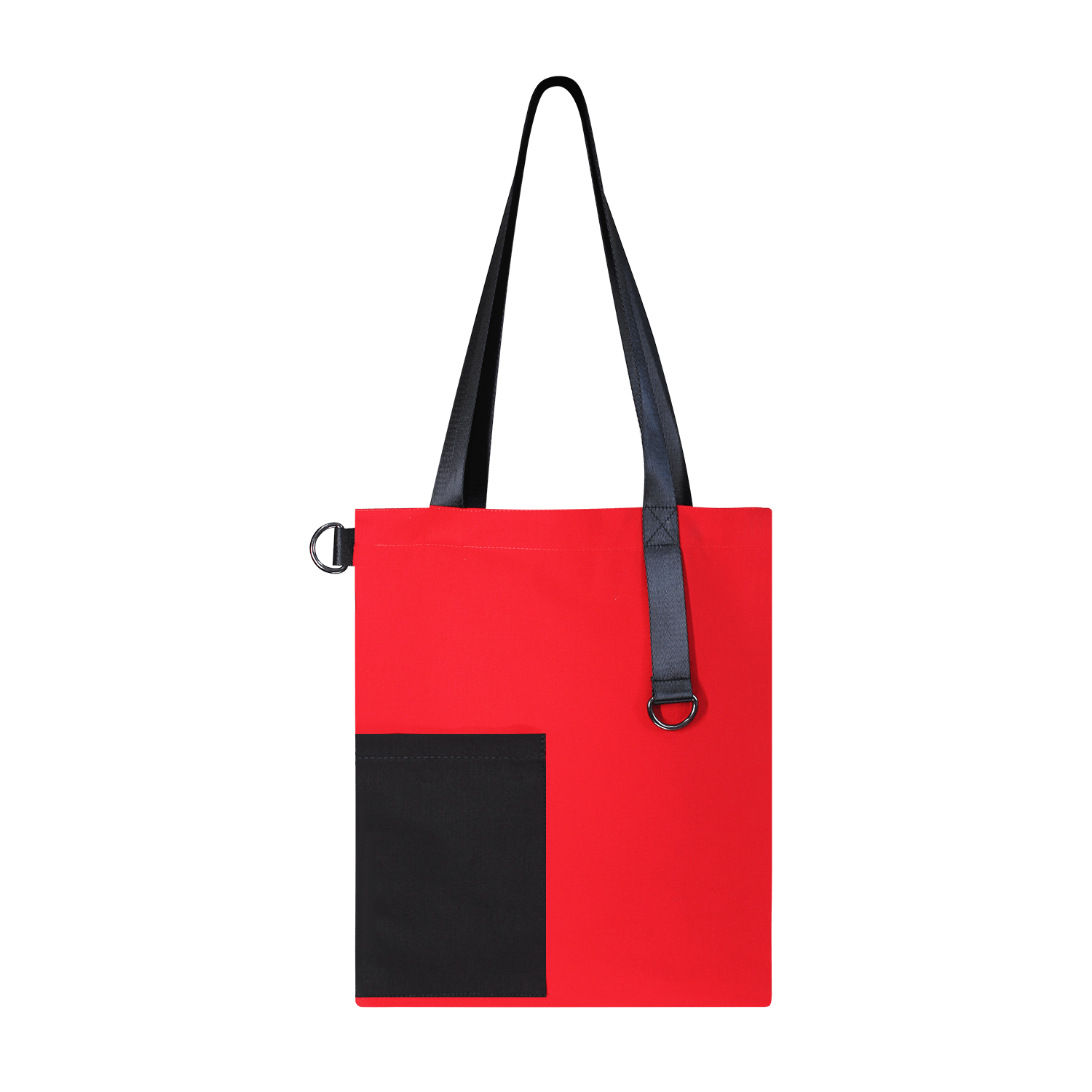 Шоппер Superbag Color (красный с чёрным)-1