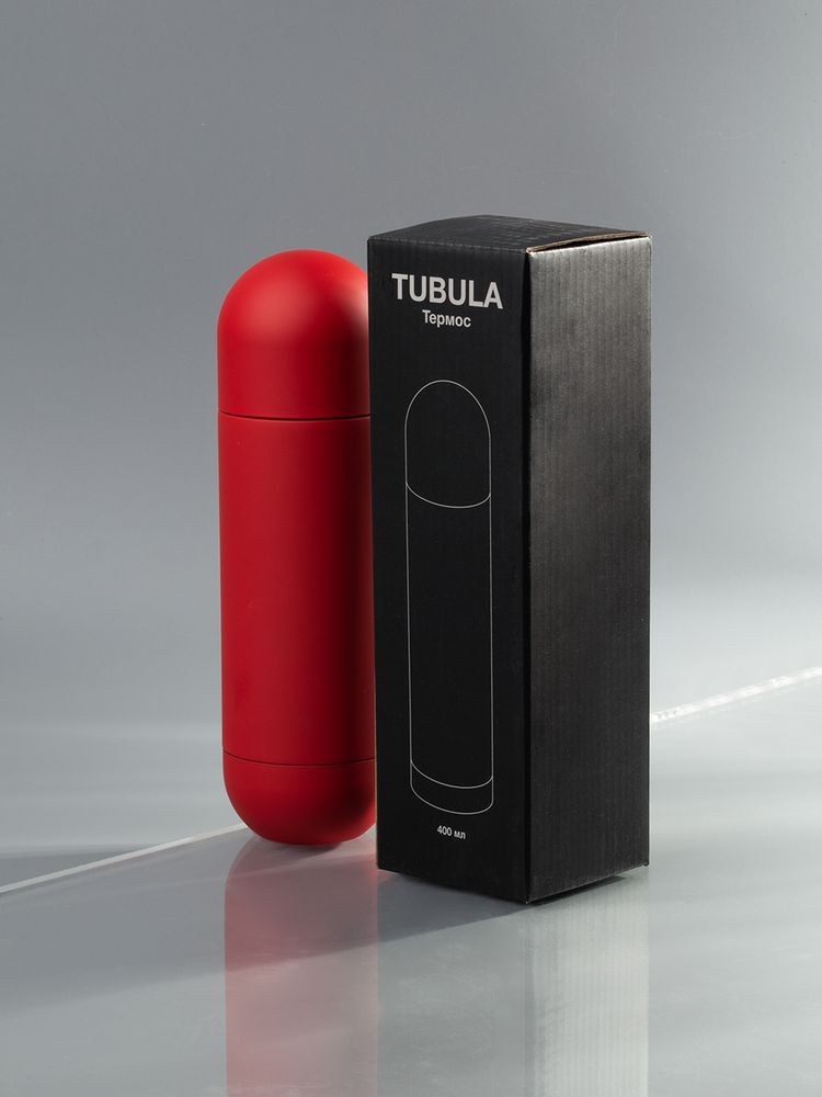 Термос Tubula Soft Touch, красный-5