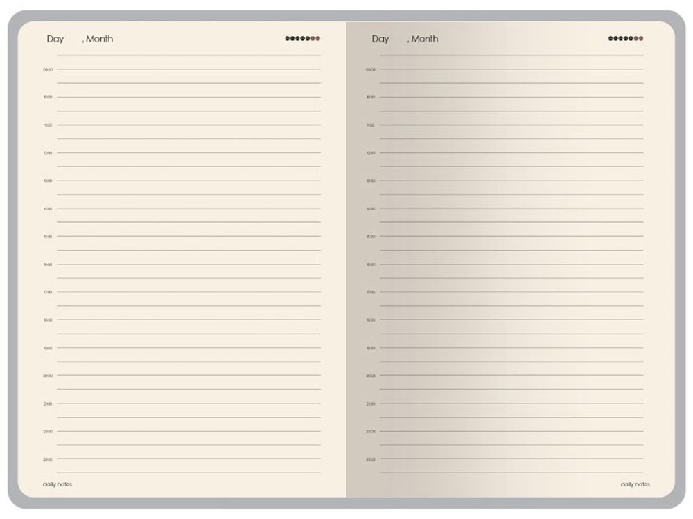 Ежедневник недатированный А5 Palermo, коричневый-5