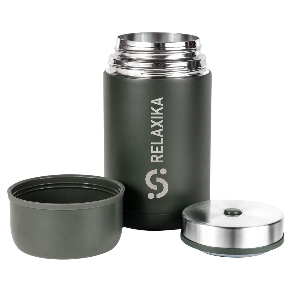 Термос для еды Relaxika 1000, хаки-3