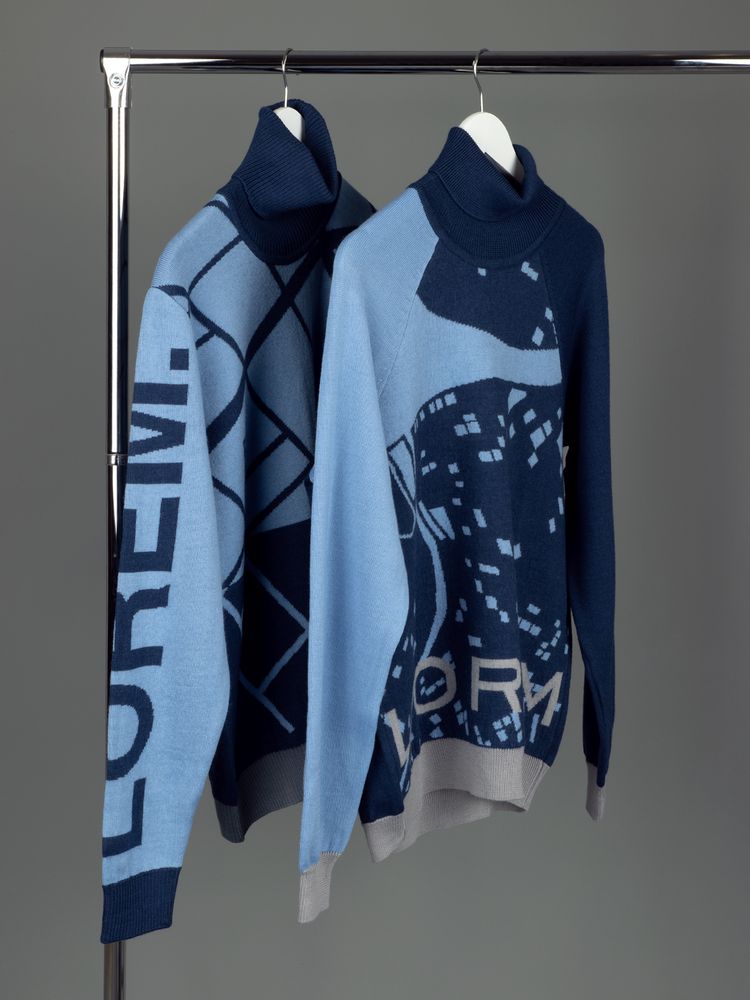 Джемпер на заказ Tricksy Net Reglan, полушерсть-5