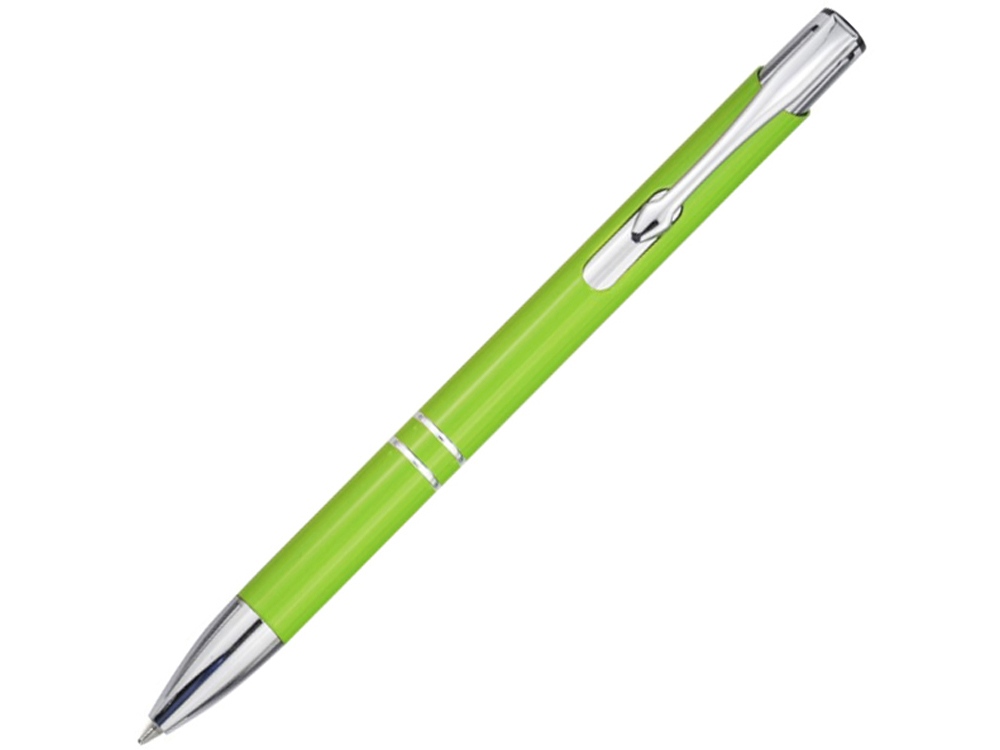 Шариковая ручка Moneta из переработанного алюминия - Лайм-0