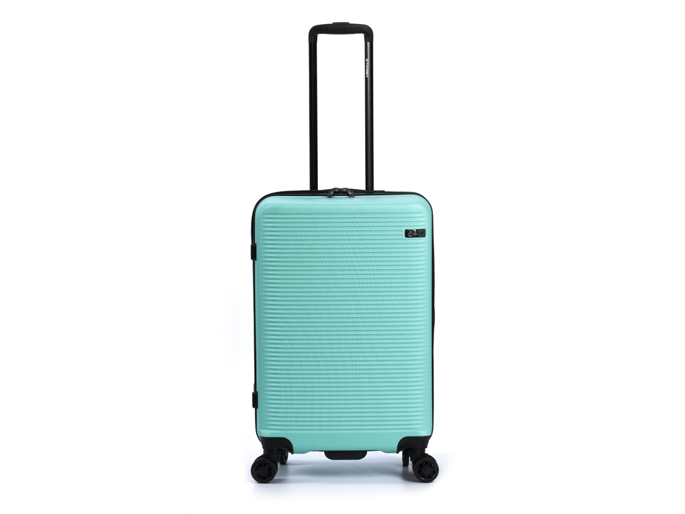 Чемодан TORBER Caspian, светло-зелёный, ABS-пластик, 43 х 26 х 68 см, 64 л-2