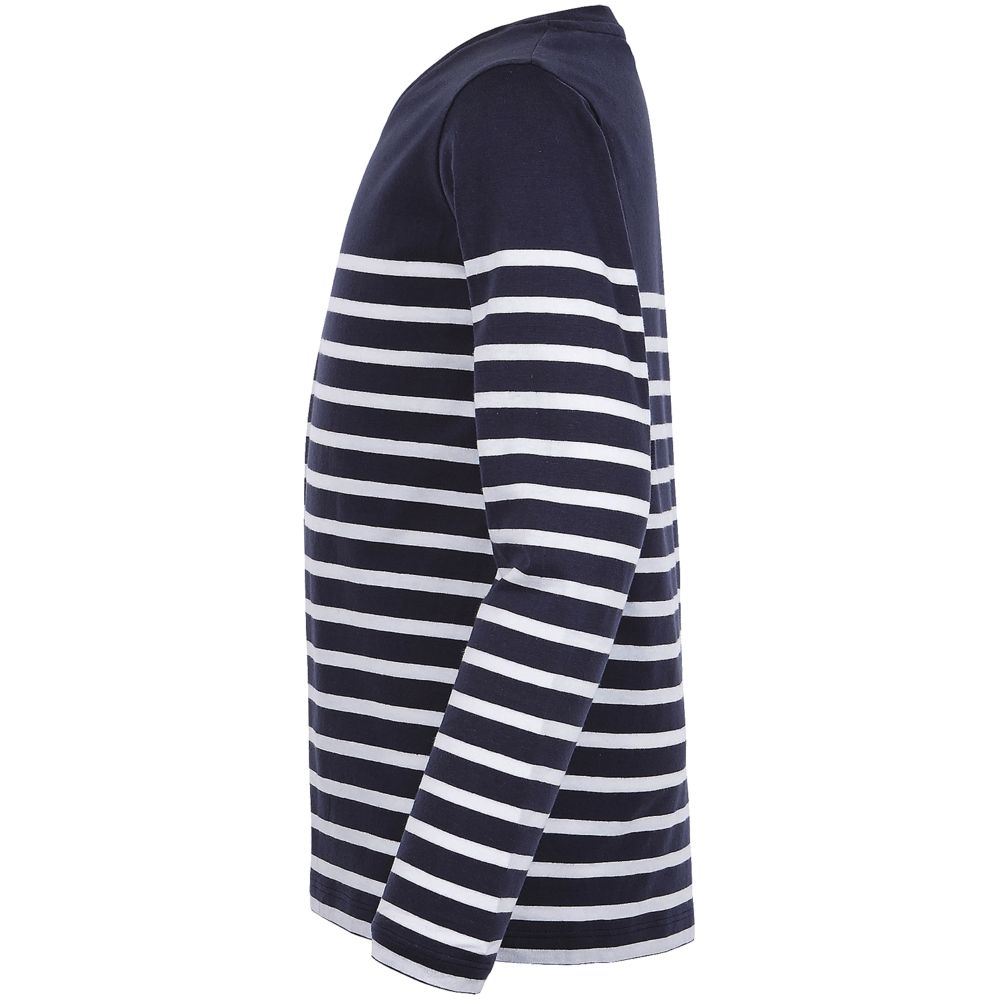 Футболка детская с длинным рукавом Matelot LSL Kids, синяя с белым-1