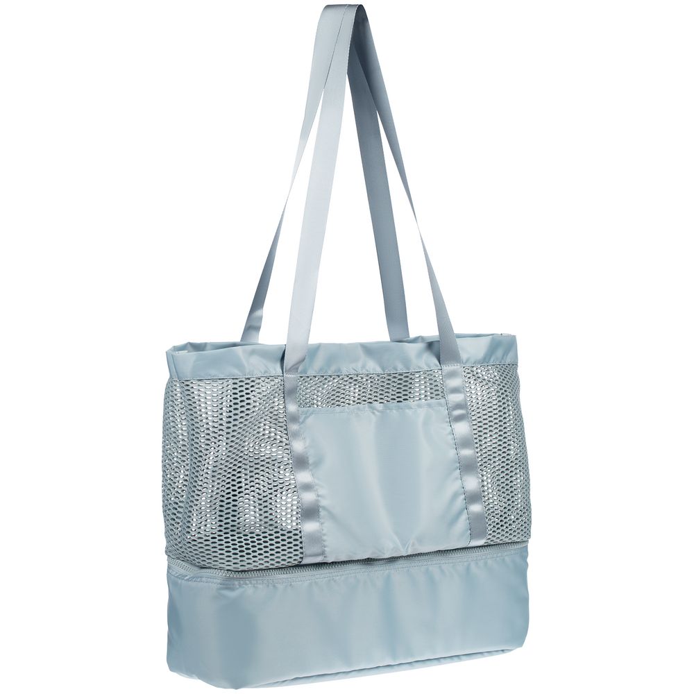 Шопер с термоотделением Verkko, серо-голубой-0