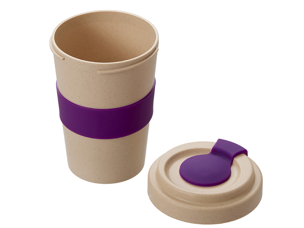 Стакан из пшеничного волокна Flava, фиолетовый 2603C-1