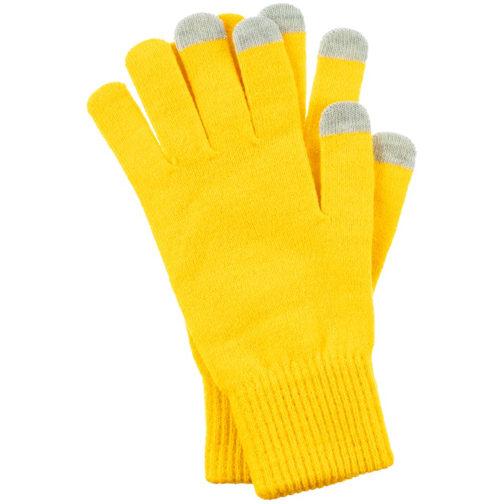 Перчатки сенсорные Urban Flow, желтые-1