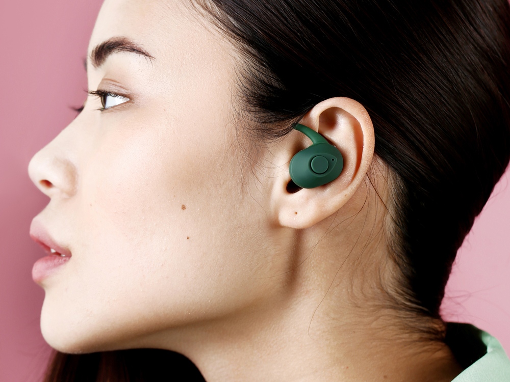 Наушники Rombica MySound Shark - Green / TWS-9