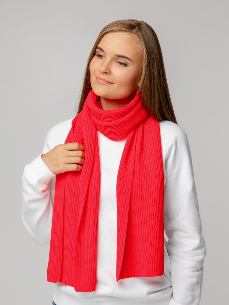 Шарф Life Explorer, красно-оранжевый-3