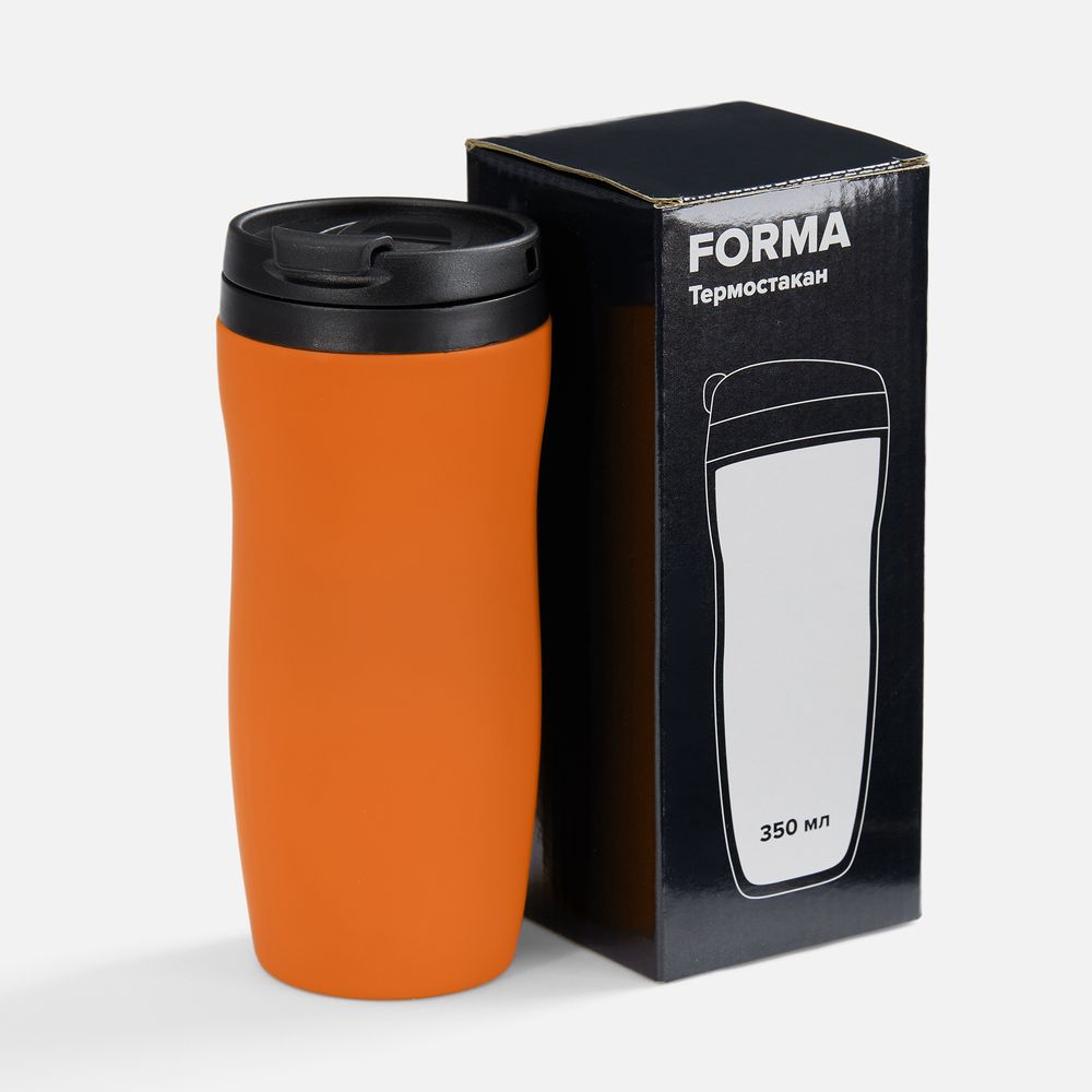 Термостакан Forma, оранжевый-5