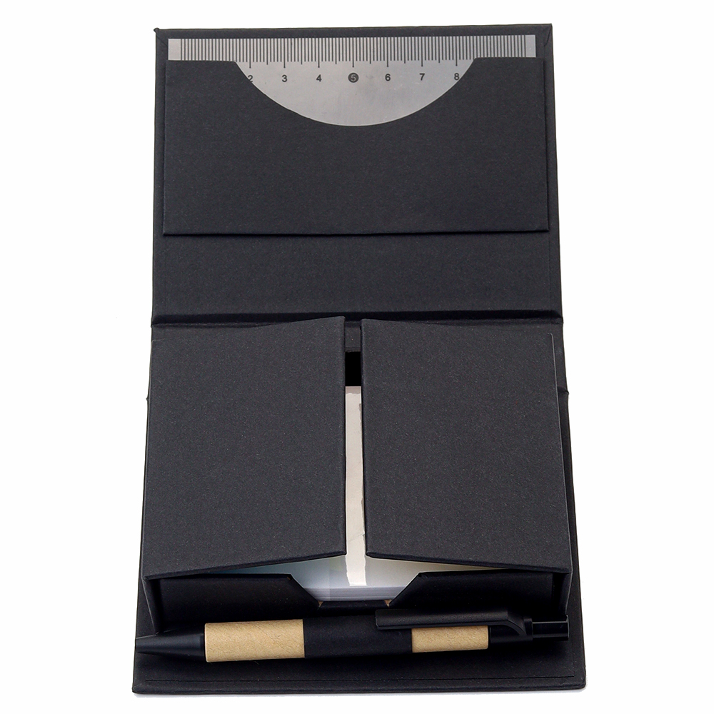 Набор для записей со стикерами Notora, Черный-3