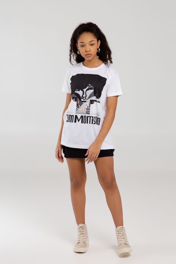 Футболка «Меламед. Jim Morrison», белая-3