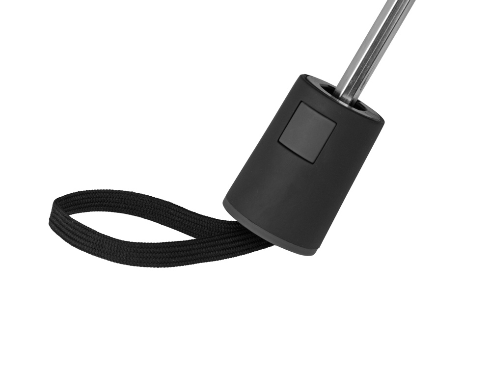 Зонт складной Irvine, полуавтоматический, 3 сложения, с чехлом, черный-6