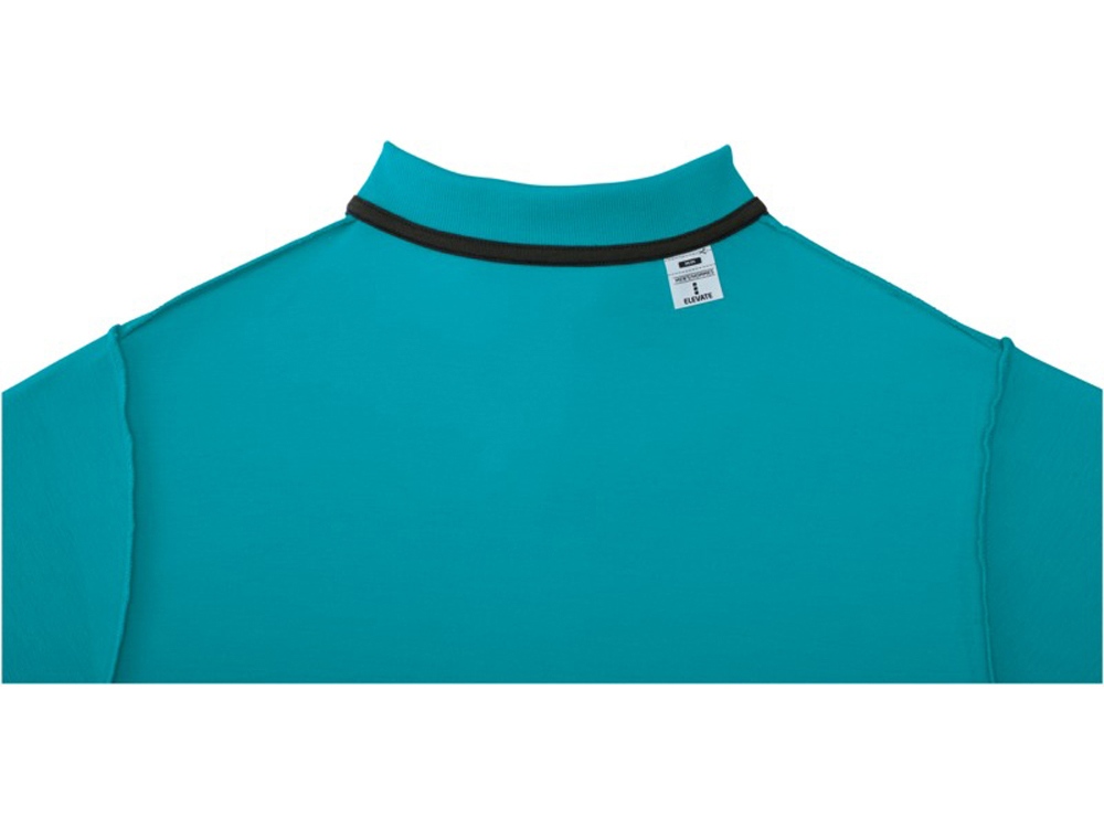 Мужское поло Helios с коротким рукавом, аква-3