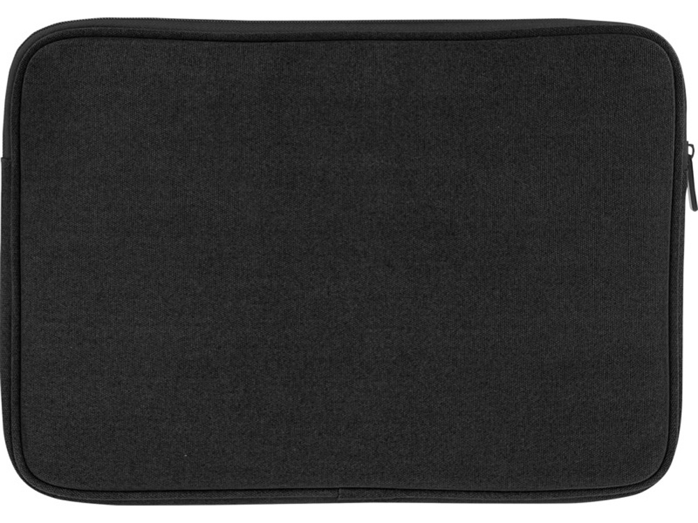 Чехол для 14-дюймового ноутбука Joey объемом 2 л из брезента, переработанного по стандарту GRS, черный-2
