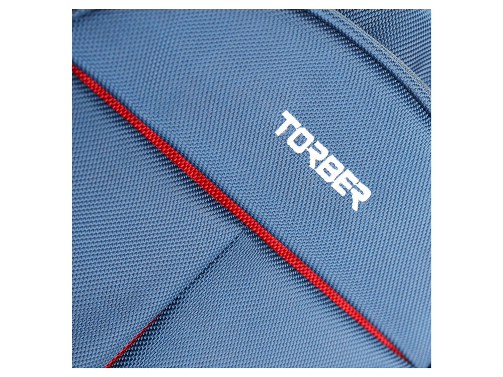 Рюкзак TORBER МЕГАПОЛИС с отделением для ноутбука 15, синий, полиэстер, 46 х 32 x 13 см-7