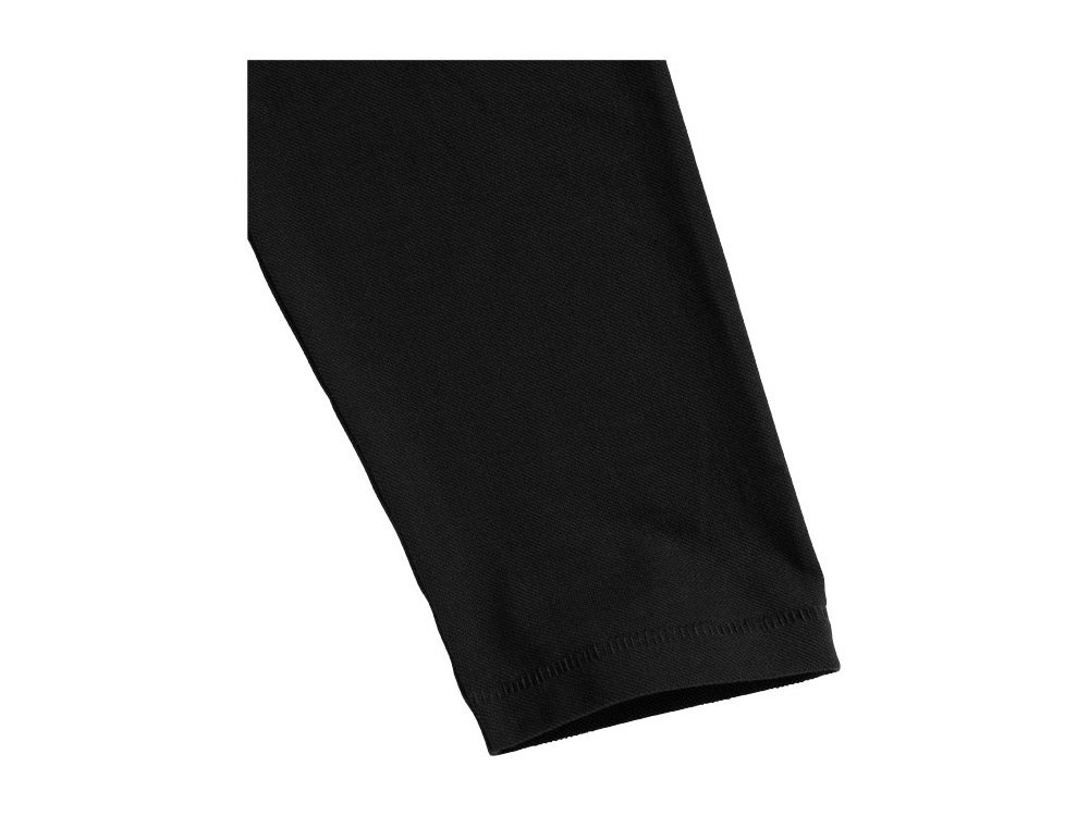 Рубашка поло Oakville женская с длинным рукавом, черный-5