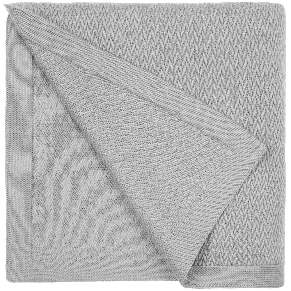 Плед Ornato, серый (дымчатый)-1