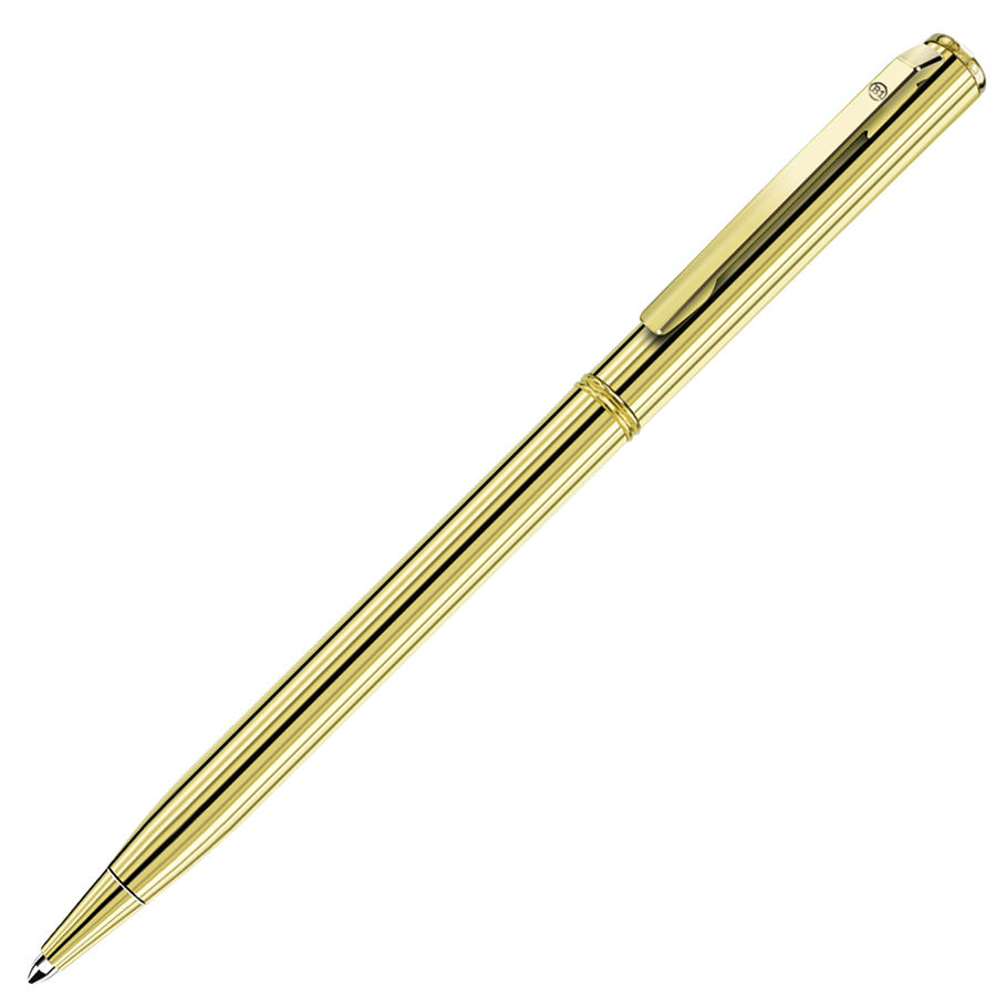 Ручка шариковая SLIM GOLD, золотистый-0
