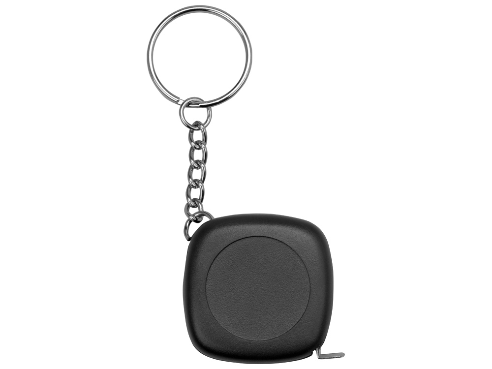 Брелок-рулетка 1м Block, черный-2