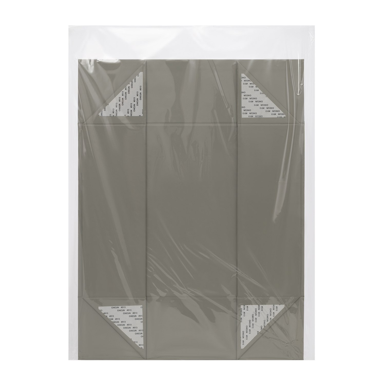 Подарочная коробка-трансформер большая, серая-4