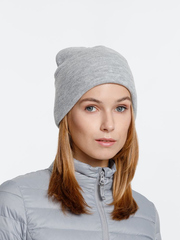 Шапка Urban Flow, светло-серый меланж-3