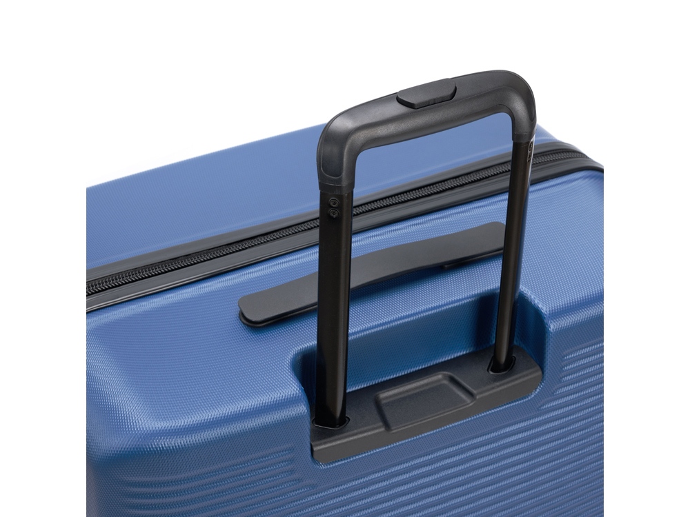 Чемодан TORBER Caspian, тёмно-синий, ABS-пластик, 43 х 26 х 68 см, 64 л-4
