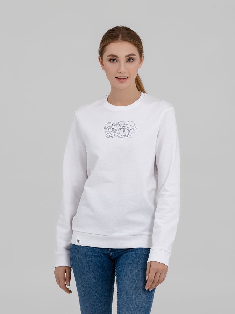 Свитшот «Три автора», белый-0